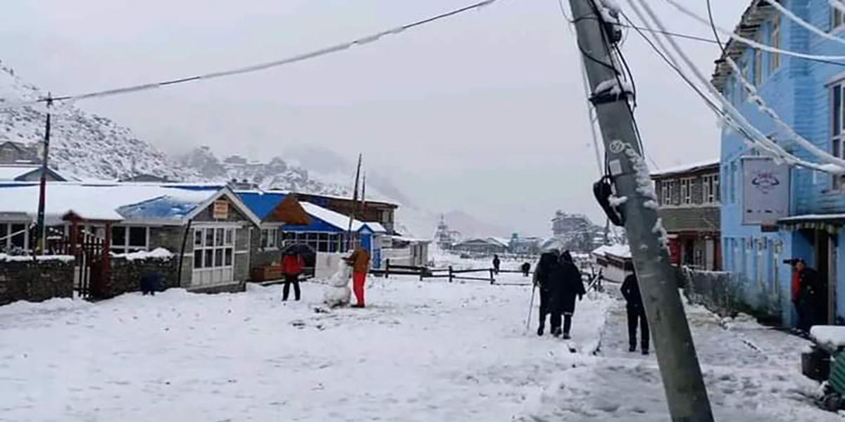 आजको मौसम : यी प्रदेशमा हिमपातको सम्भावना